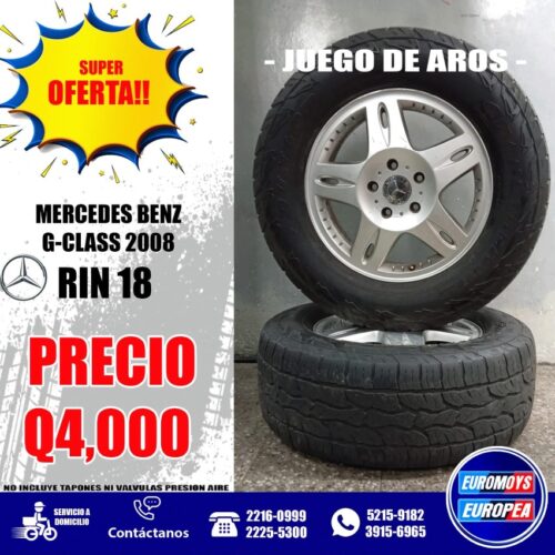 Juego de aros Mercedes Benz G-Class 2008