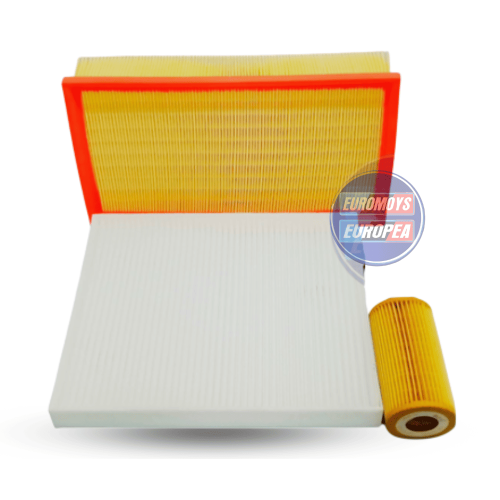 KIT FILTRO DE AIRE, ACEITE Y CABINA PARA VOLKSWAGEN A7 JETTA 2018-2022, VOLKSWAGEN TIGUAN II 2016-2020, VOLKSWAGEN PASSAT B8 2014-2023, AUDI A3 2012-2020, AUDI TT 2014-2023 (5Q0129620B+)