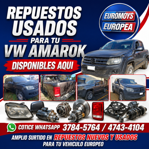REPUESTOS NUEVOS Y USADOS PARA VOLKSWAGEN DISPONIBLES AQUI!!!